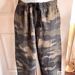 PINK Victoria's Secret Gray Camouflage Pants